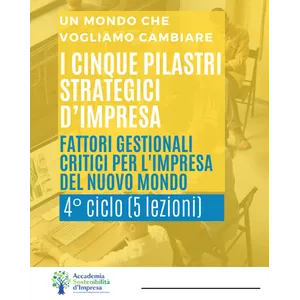 Scenari del cambiamento: I pilastri strategici dell'impresa (4° ciclo intero)